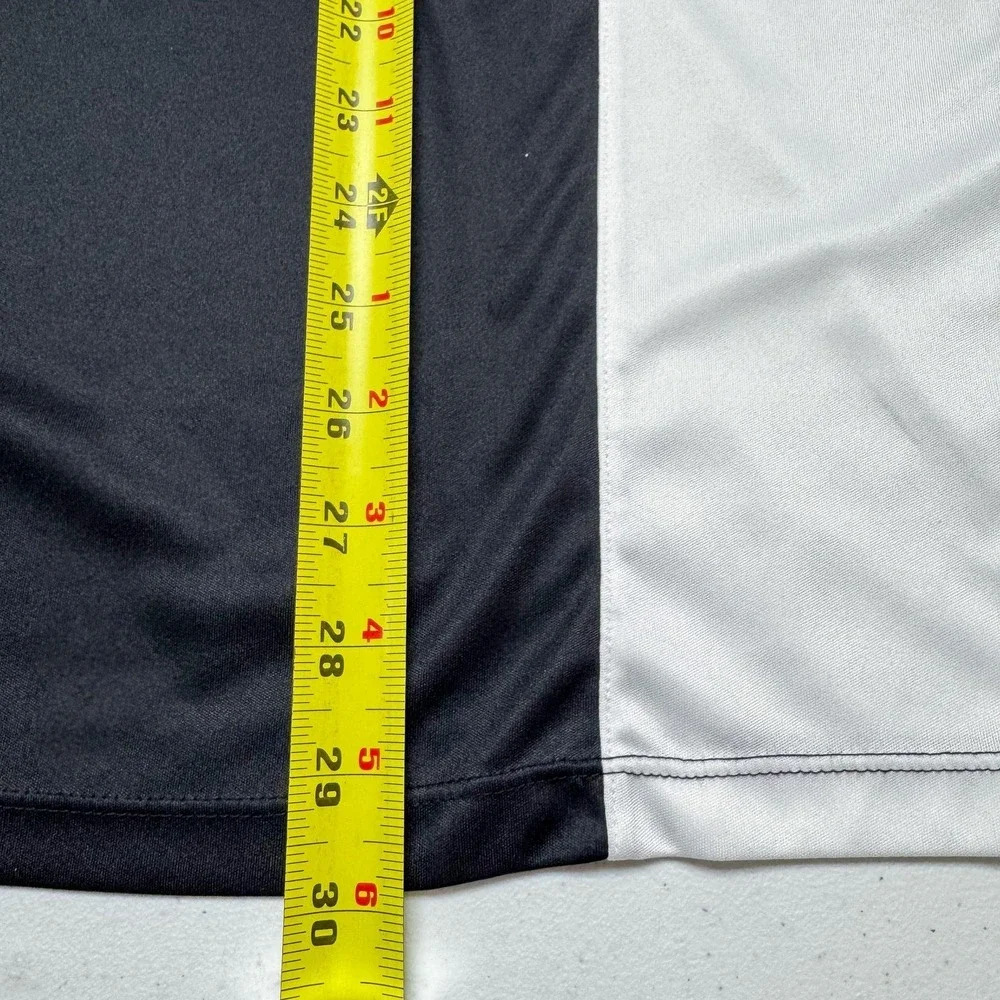 Nike Dri-FIT Shirt‎ Mens XL Black White Short Sleeve Soccer Coach 620879-010